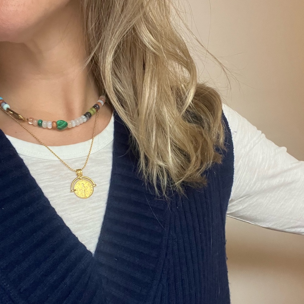 Natural stones necklace
